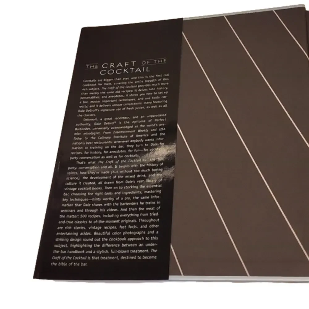 The Craft of the Cocktail by Dale Degroff, 500 recipes